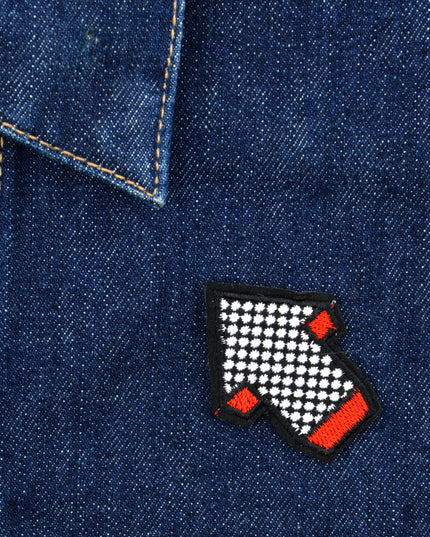 White Arrow Patch - Stylish Accessory