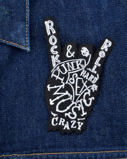 Rock Punk Music Iron-On Patch