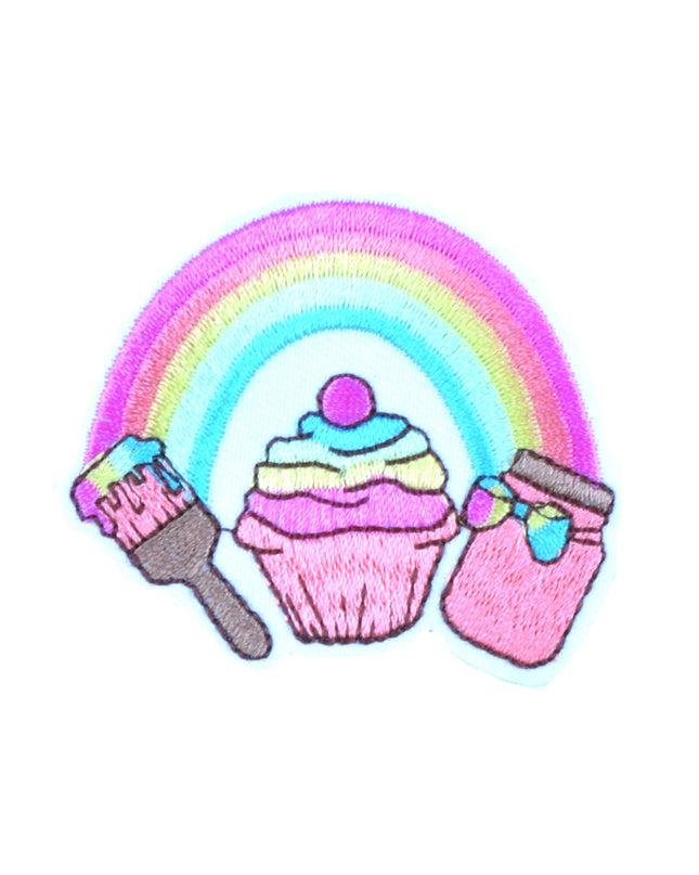 Rainbow Muffin Patch