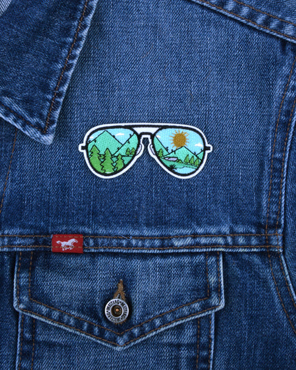 Iron-On Patch - Landscape Glasses
