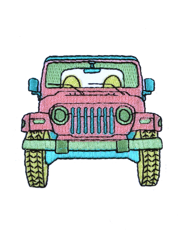 Off-Road Vehicle Patch - Adventurous and Fun
