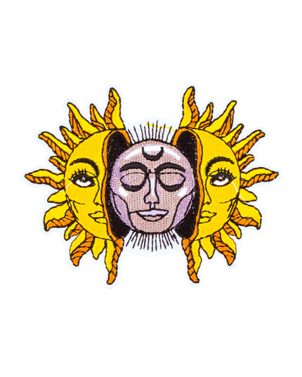 Iron-On Patch - Sun and Moon