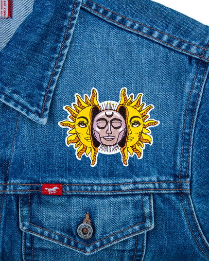 Iron-On Patch - Sun and Moon