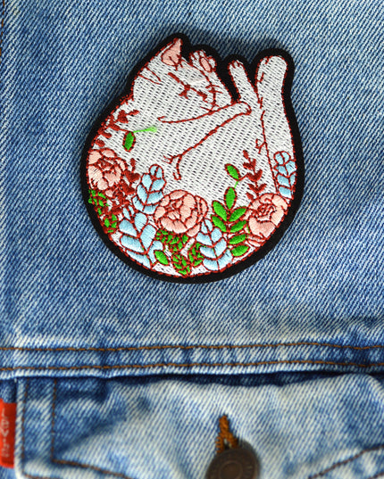 Floral Cat Patch