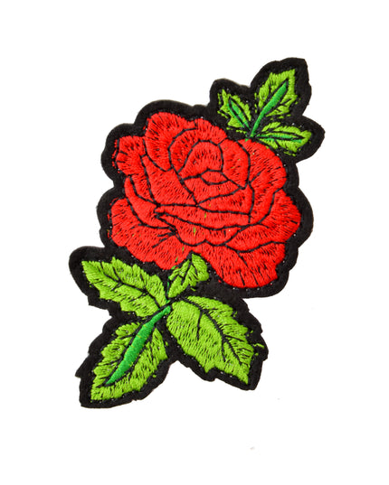 Rose with Leaves Patch