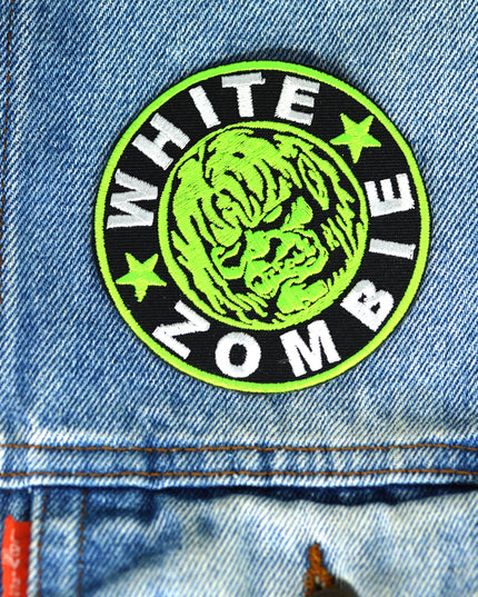 White Zombie Logo Patch