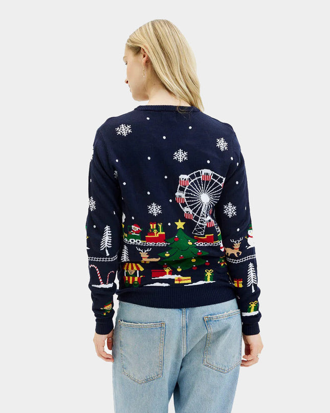 Women's LED Christmas Sweater inspired by Christmas Market