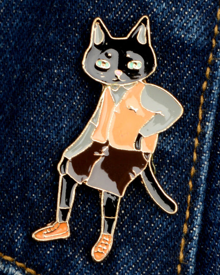 Cat Boy Enamel Pin