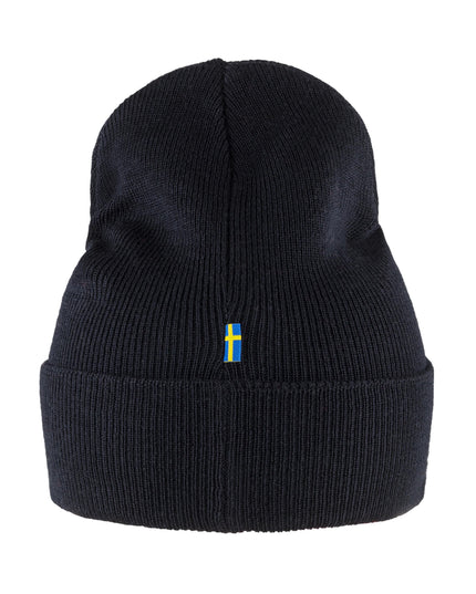 Fjallraven Classic Knit Hat in Dark Navy Blue