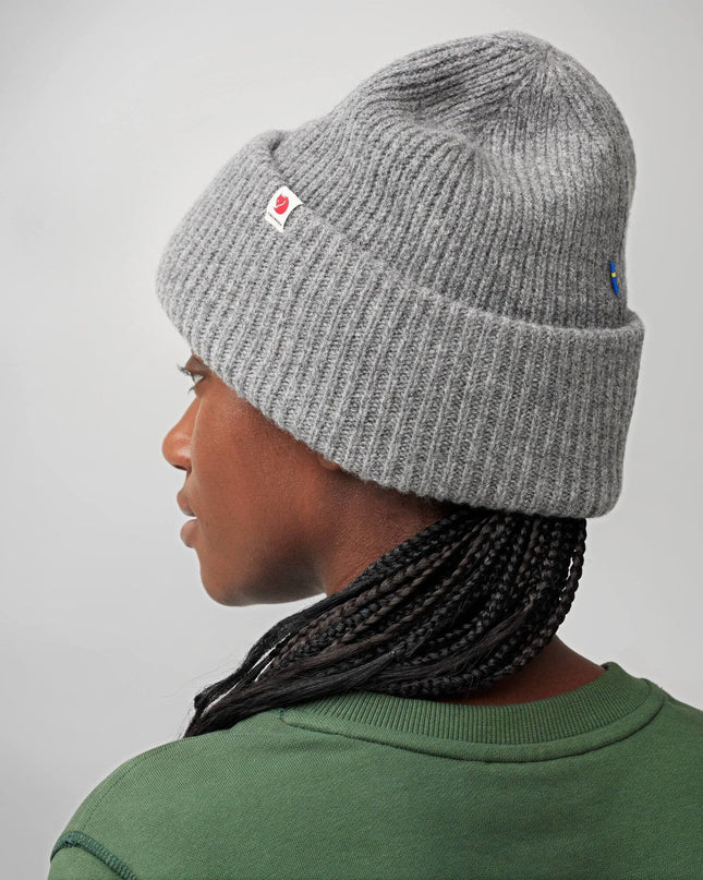 Fjallraven Heavy Beanie in Classic Black