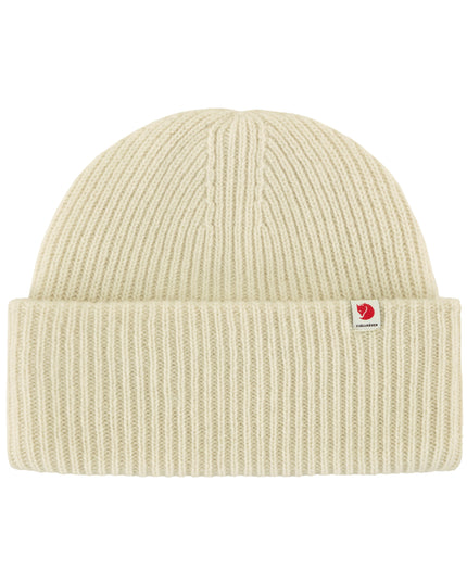 Fjallraven Heavy Beanie in Chalk White