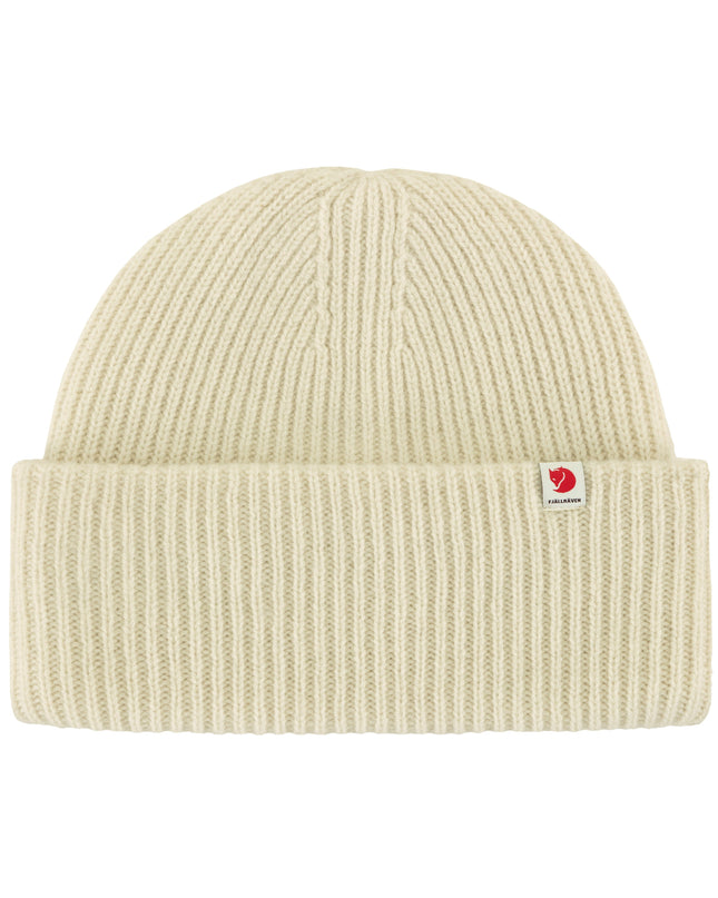 Fjallraven Heavy Beanie in Chalk White