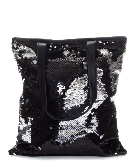 Tote Bag - Black Christmas Design