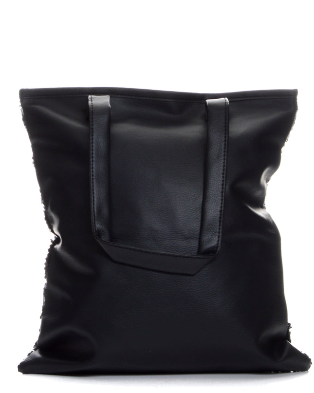 Black Christmas Tote Bag