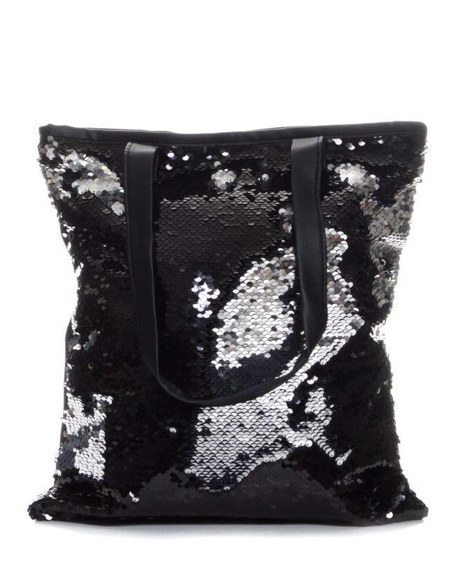 Black Christmas Tote Bag