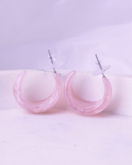 Powder Amber Earrings