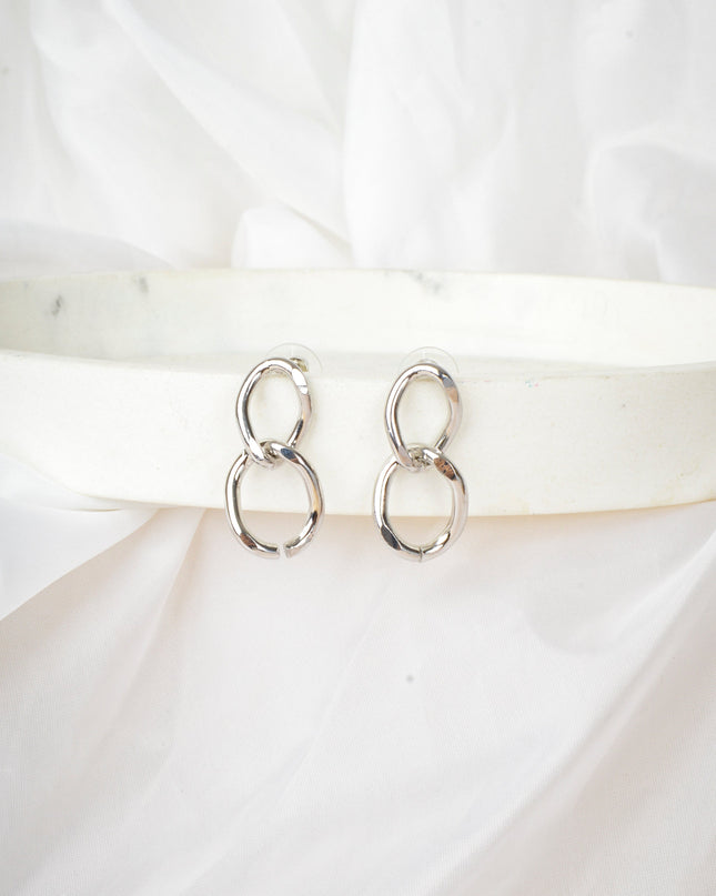 Silver Chain Earrings