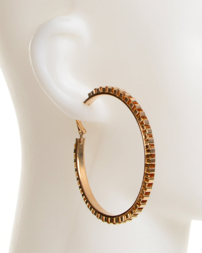 Hoop Earrings - Chain