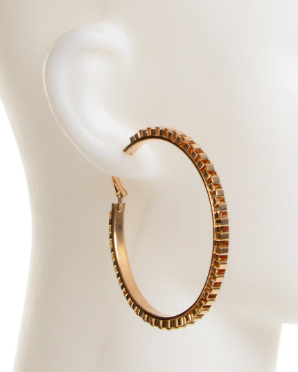 Chain Hoop Earrings