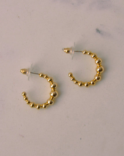 Earrings - Moon Gold Berry