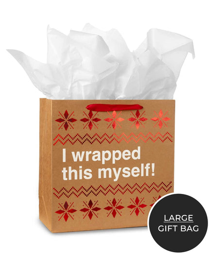 Funny Christmas Gift Bags - Set of 6