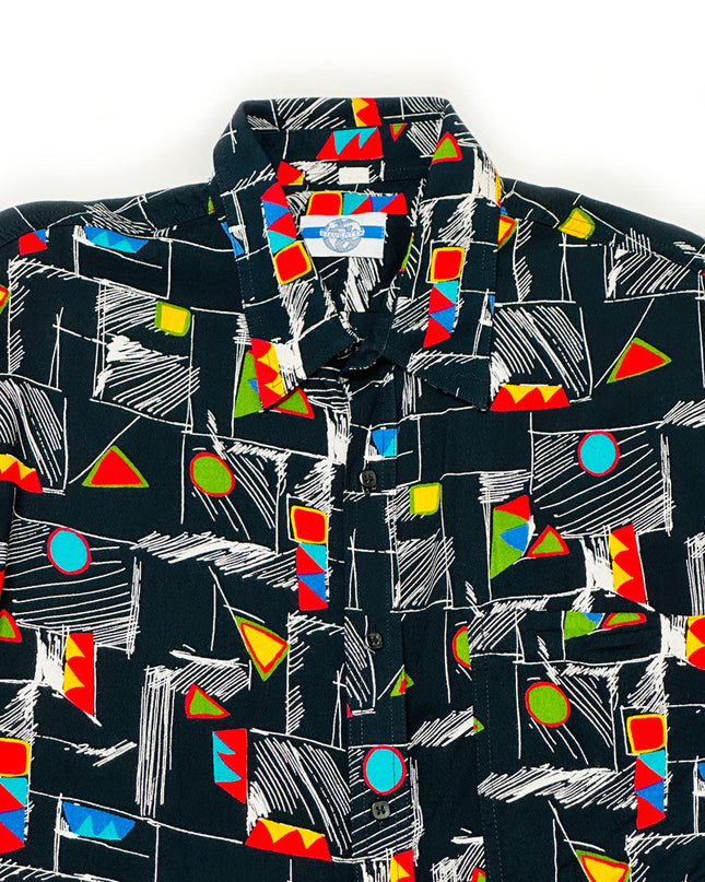 Vintage Graphic Button-Up Shirt - Holiday Collection