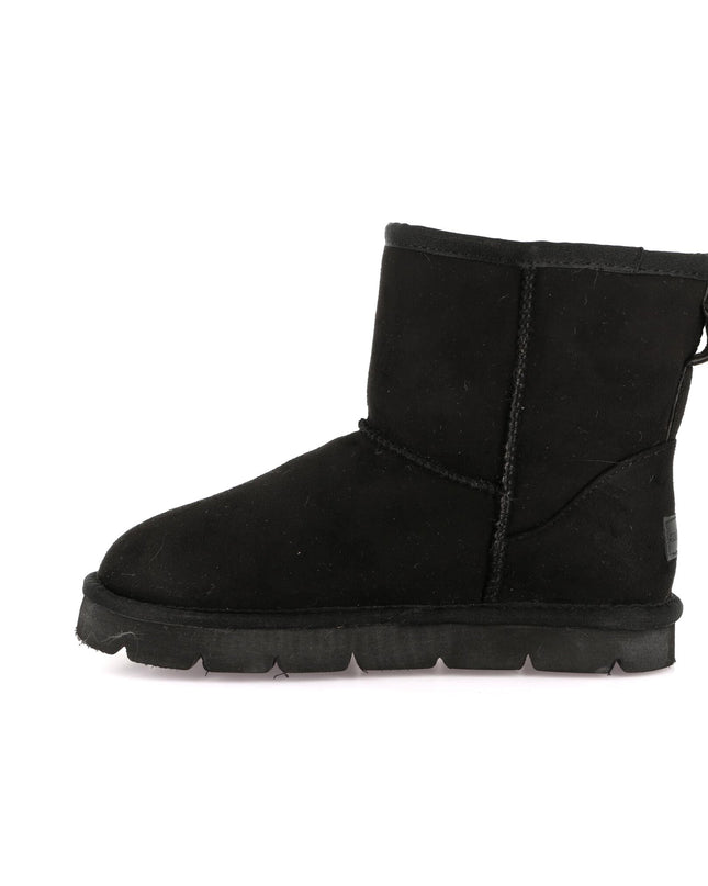 Grünland Women's Short Boots - Nero | Festive Style and Warmth