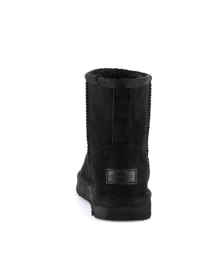 Grünland Women's Short Boots in Black for Festive Warmth