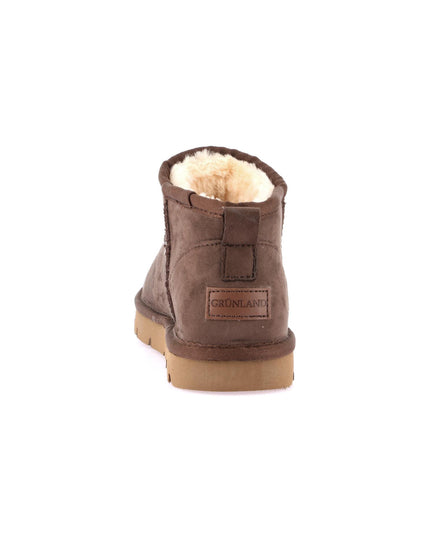 Grünland Women's Extra Short Boots in Brown for Stylish Comfort