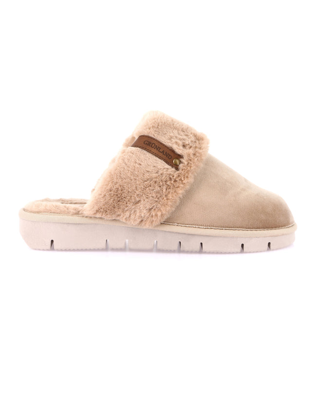 Grünland LOXI Women's Slippers - Beige | Cozy Festive Footwear
