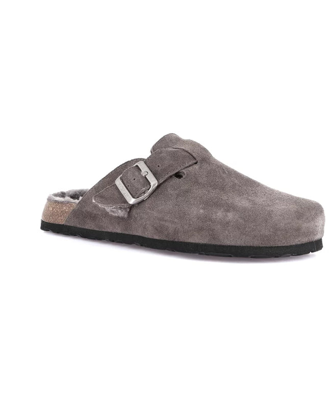 Grünland Men's Plush Clogs - Antracite | Ideal Christmas Comfort