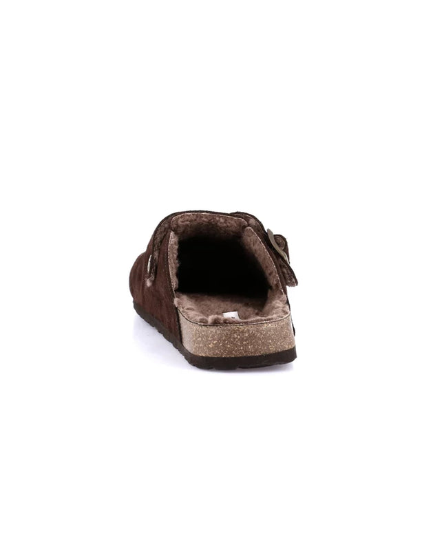 Grünland Men's Plush Clogs - Marrone | Stylish Holiday Comfort