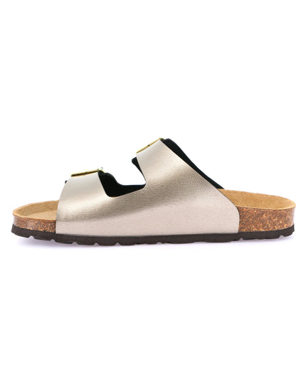 Grünland Champagne Double Strap Women's Slippers