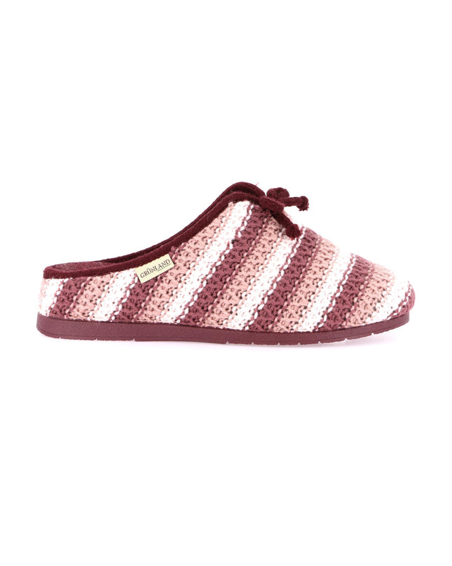 Grünland ADRA Women's Slippers - Bordo Multi | Comfortable Holiday Style