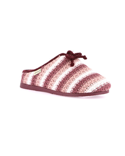 Grünland ADRA Women's Slippers in Burgundy Multi for Comfortable Style