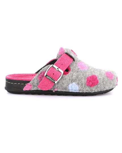 Grünland PILA Women's Slippers - Grigio Fuxia | Trendy Holiday Footwear