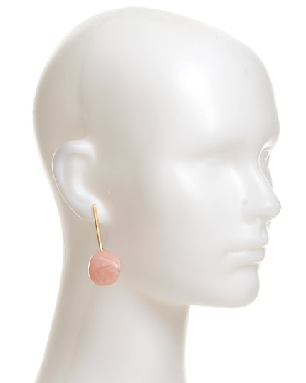 Pink Resin Earrings