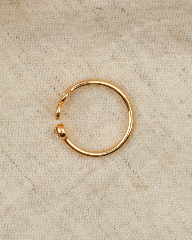 Gemstone Infinity Ring