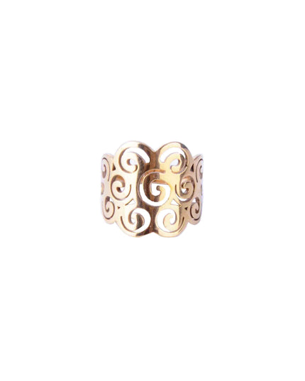 Wave Filigree Ring