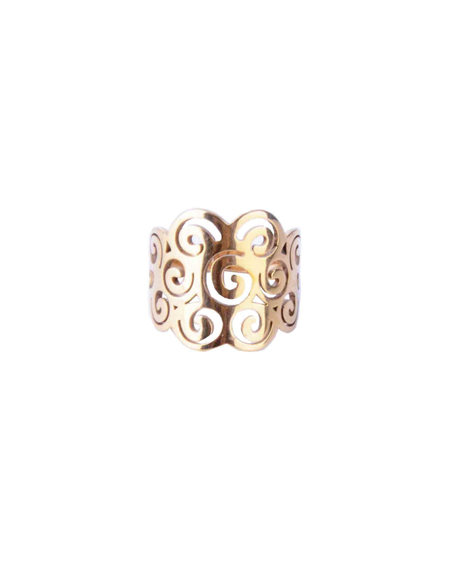 Wave Filigree Ring