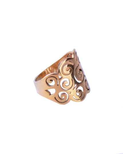 Wave Filigree Ring