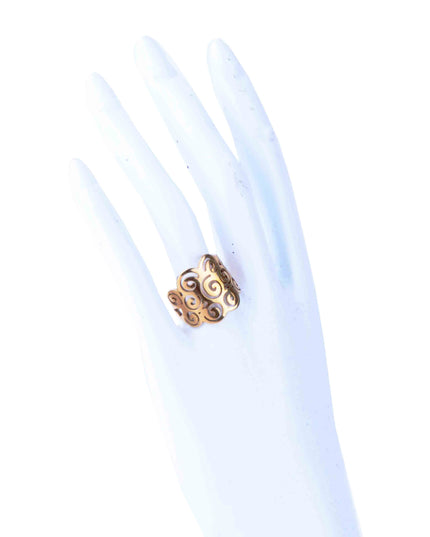 Wave Filigree Ring