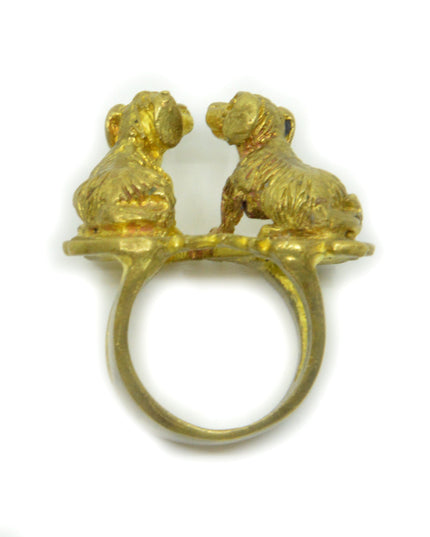 Dachshund Copper Ring