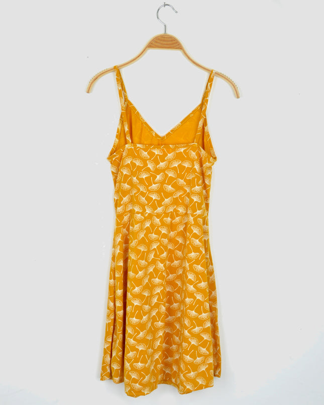 Yellow Ginkgo Onion Dress