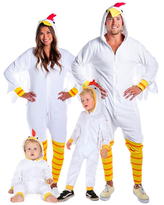 Matching Chicken Family Costumes