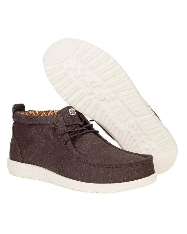 HeyDude - Wally Mid Canvas Mole Brown