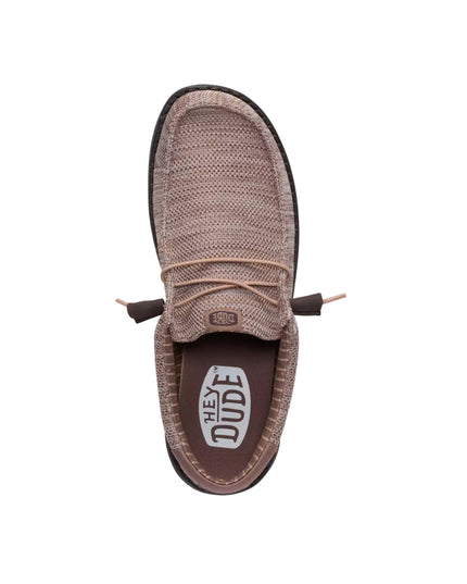 HeyDude - Wally Stretch Sox Deep Taupe-Mole Brown