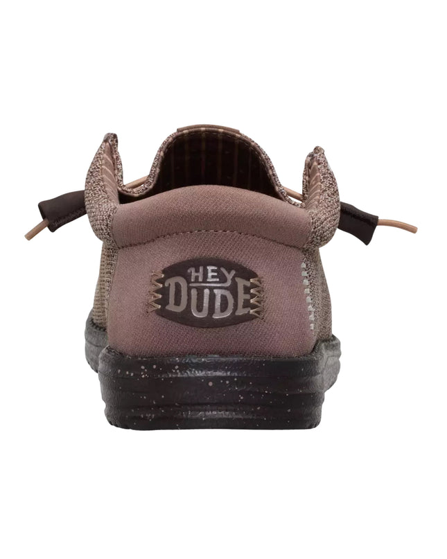 HeyDude - Wally Stretch Sox Deep Taupe-Mole Brown