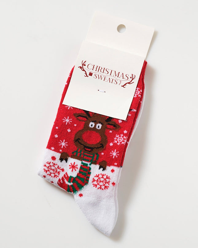 Rudolph Christmas Socks - Perfect Holiday Gift