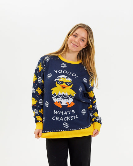 What's Cracking Easter Sweater - Women's Style